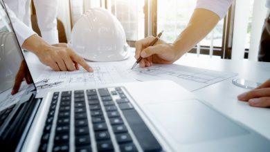 engineer meeting architectural project working with partner