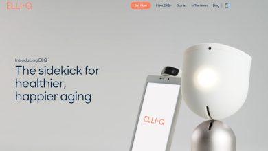 Intuition Robotics 所推出的護理機器人「ElliQ」