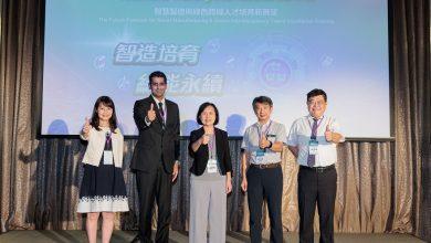 1110830勞動部勞動力發展署新聞稿附圖2 勞動部勞動力發展署鍾錦季副署長於2022職業訓練國際論壇開幕式與貴賓合影