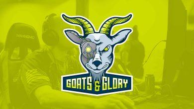 esports goats glory logo overlay