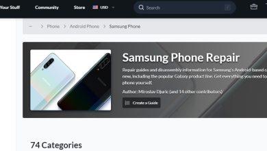 iFixit與Samsung合作，未來三星部分型號可以上網買零件自己維修，盡量減少電子垃圾，讓裝置延長壽命。