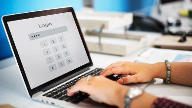 log secured access verify identity password concept