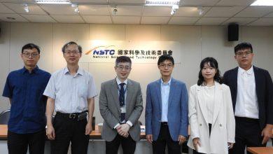 合影左2起為清大鄭弘泰教授、國科會自然處羅夢凡處長、清大劉昌樺副教授 1