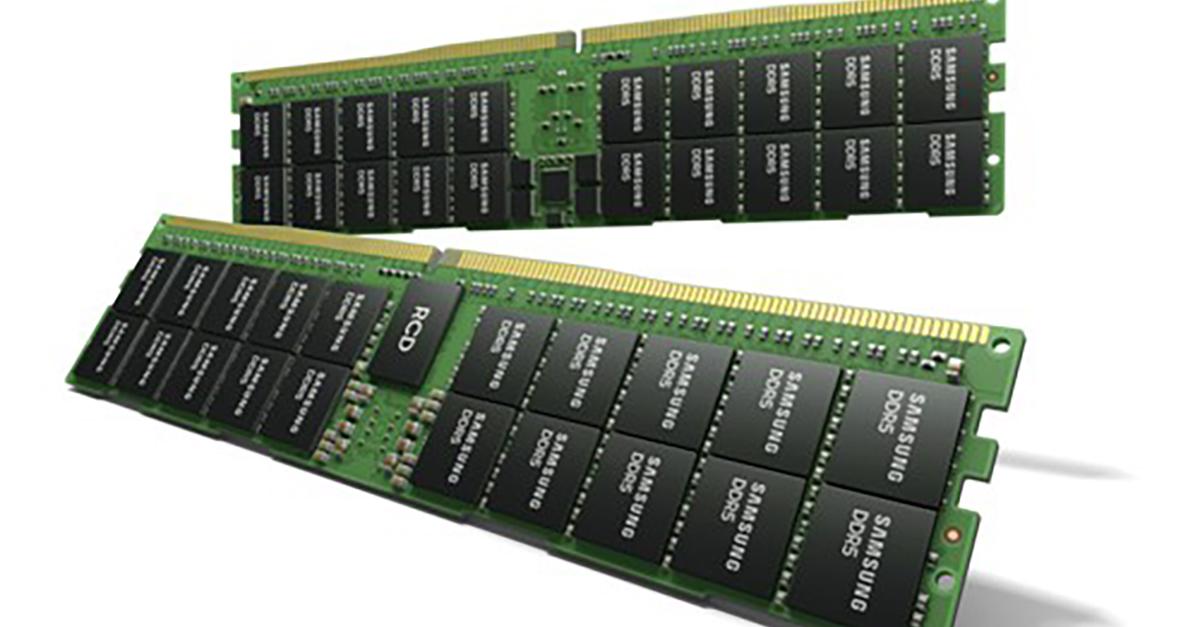 圖說：DDR 5 記憶體價格已經漸漸回歸市場機制，算是民眾對電腦升級一大利多。（翻攝自三星官網）