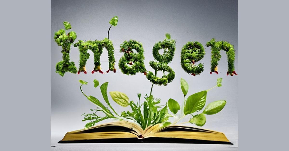 sprouts in the shape of text imagen