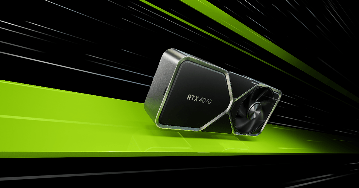 王雪玲─圖說：NVIDIA推出新GeForce RTX 4070 GPU顯示卡。（圖／NVIDIA提供）i
