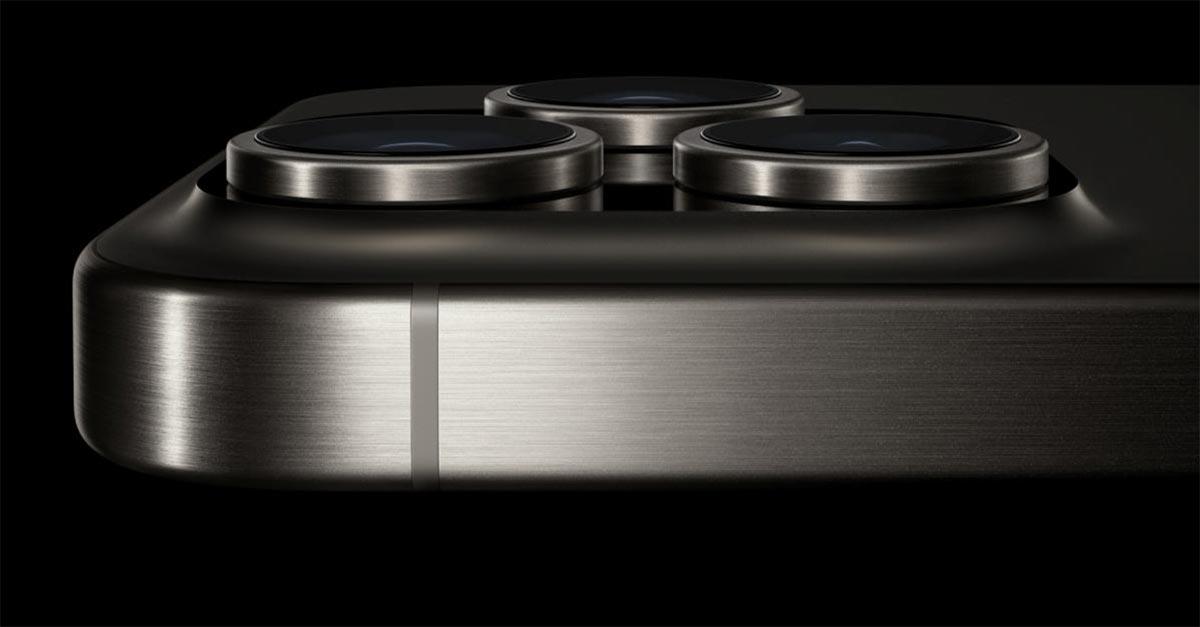 iPhone 15 Pro系列，採用鈦金屬設計。（蘋果公司提供） 2