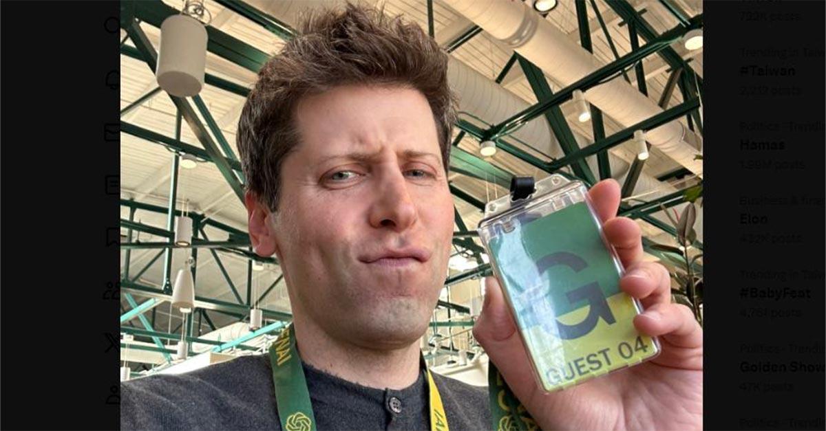 （圖／截取自 Sam Altman ／ X） 3