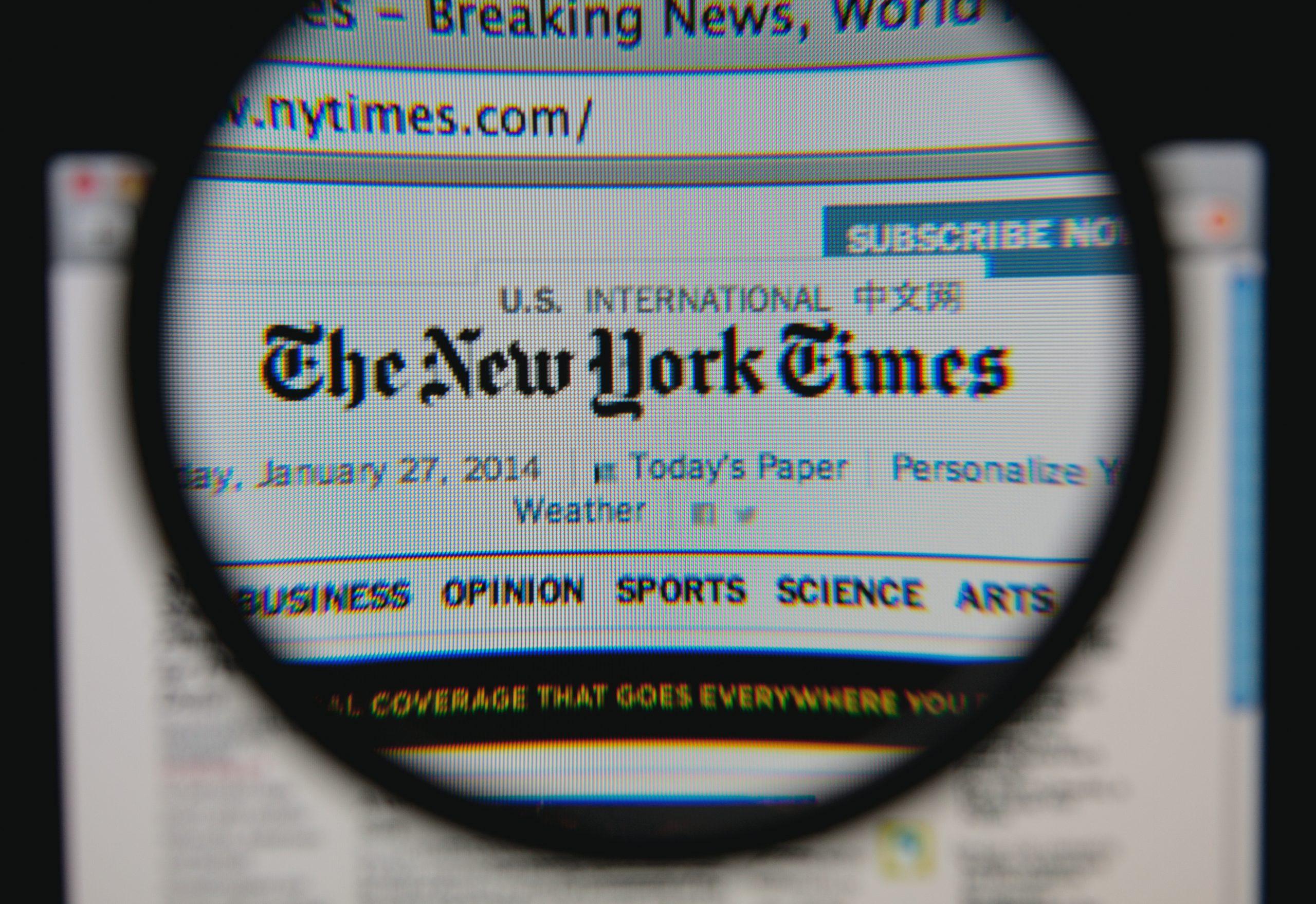 The New York Times scaled
