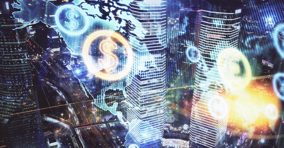 AI、區塊鏈、大數據等新興科技正席捲全球金融產業。（圖／123RF） 