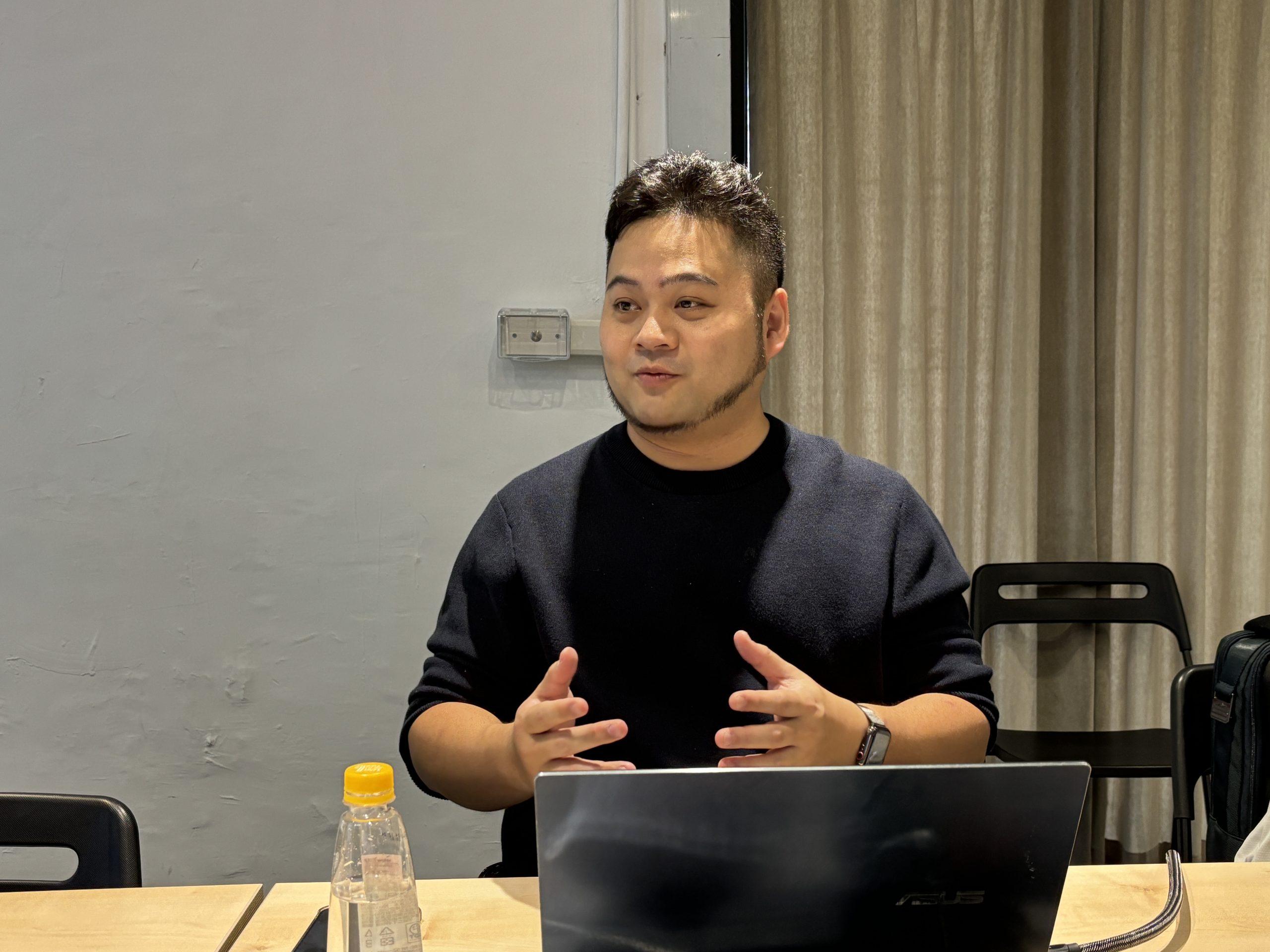 林大涵點出群眾集資案件數下降，是因為現今群募管道管道多元、品牌商將業務拉回自有平台緣故。（圖：孫敬攝） scaled