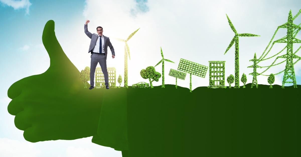 Green sustainable work concept 1