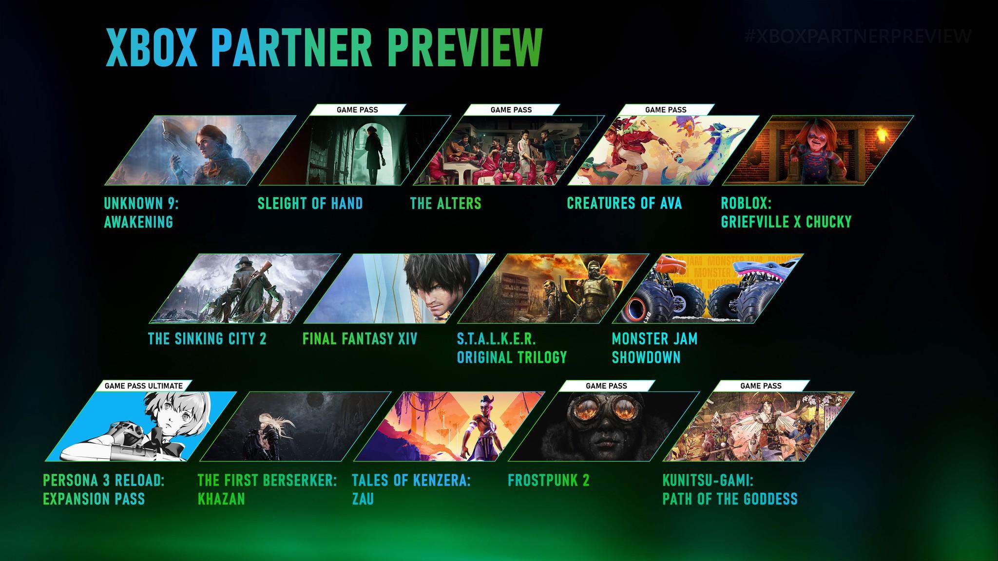 Xbox partner preview