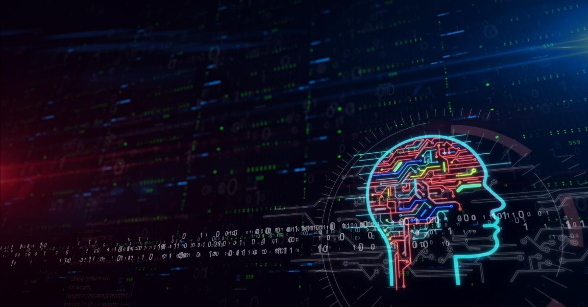 Artificial intelligence Digital background 1