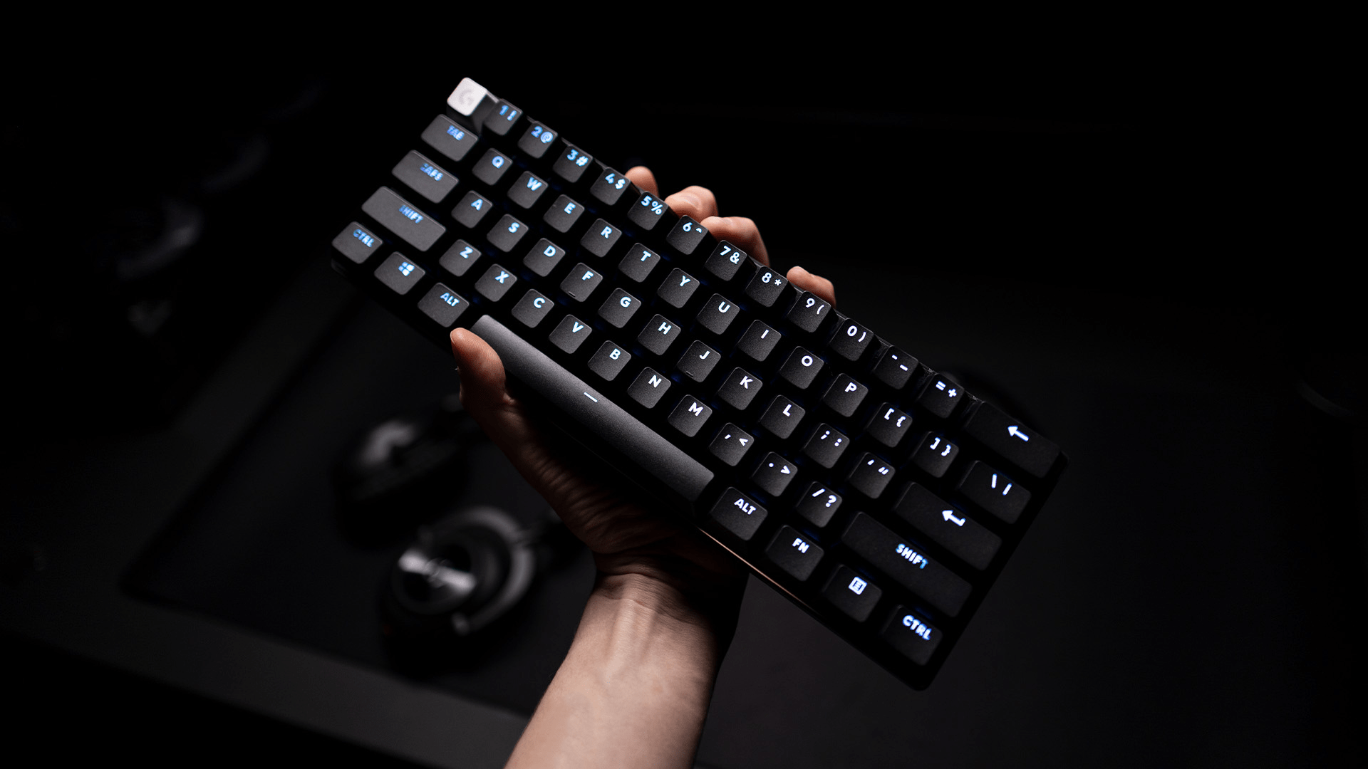 圖說01 專為射擊遊戲賽事而生的 Logitech G PRO X 60 機械式 60 電競鍵盤今日22上市