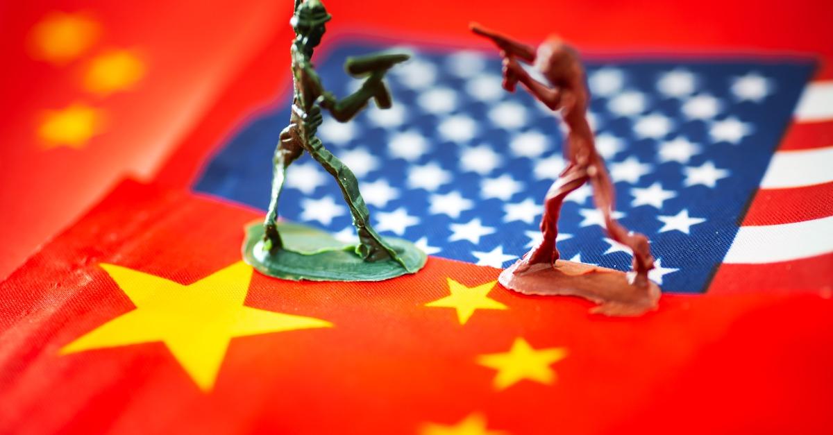 China and United States competition concept 2