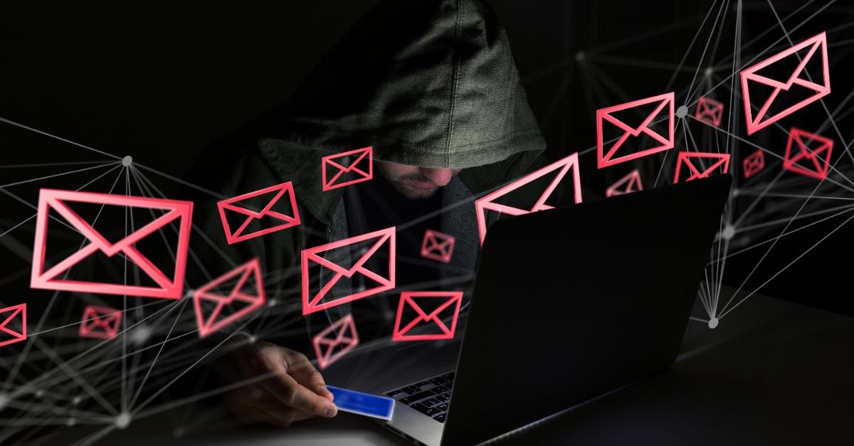Email bomb attack