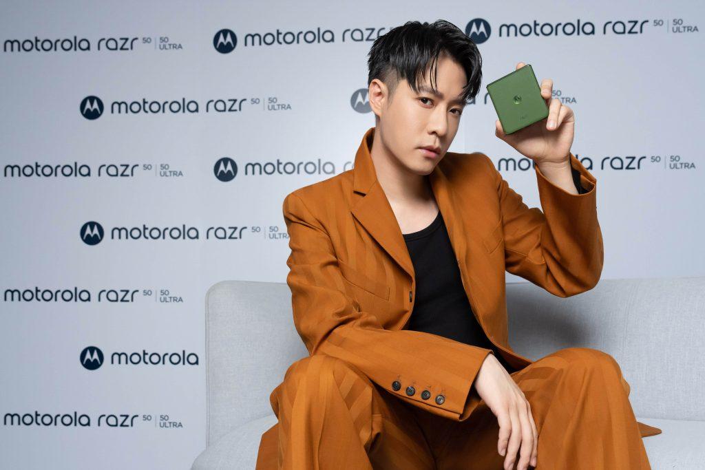 全能天王周湯豪擔綱motorola razr 50｜50 ULTRA產品代言人。
