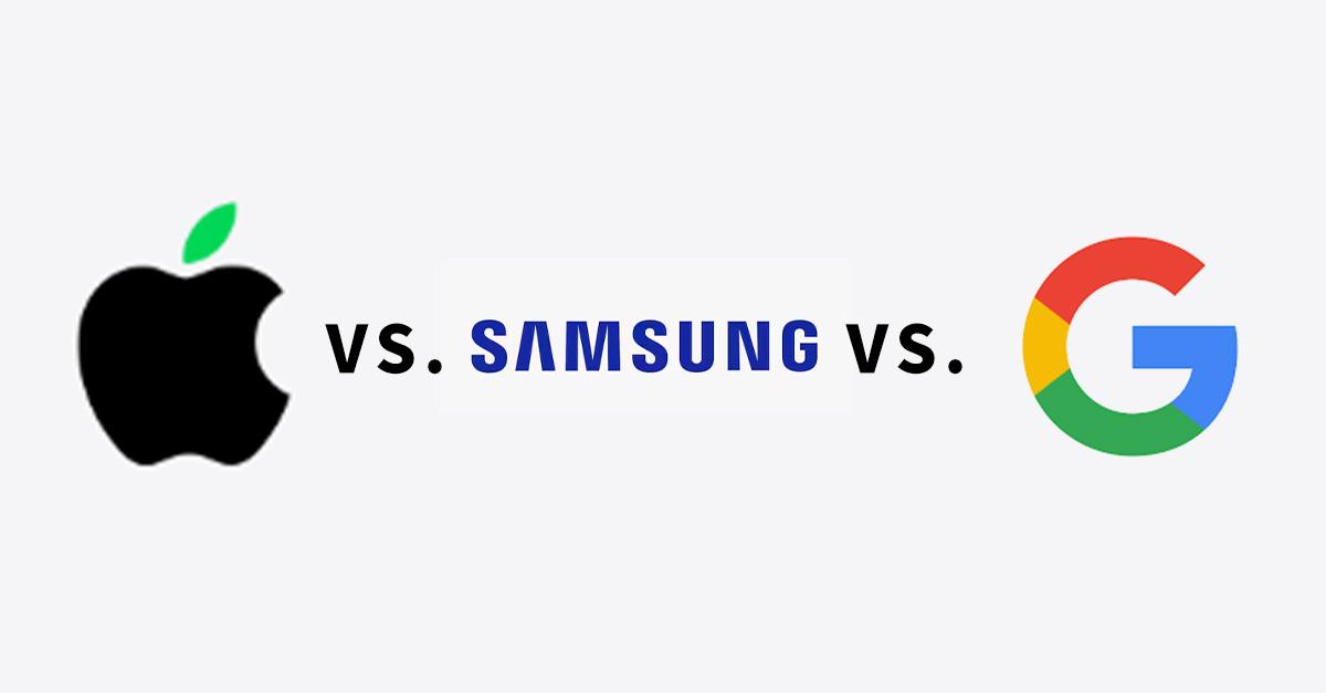 apple vs samsung vs google