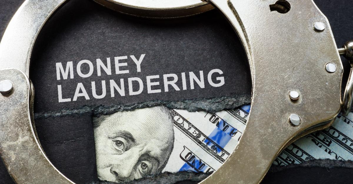 Money laundering concept