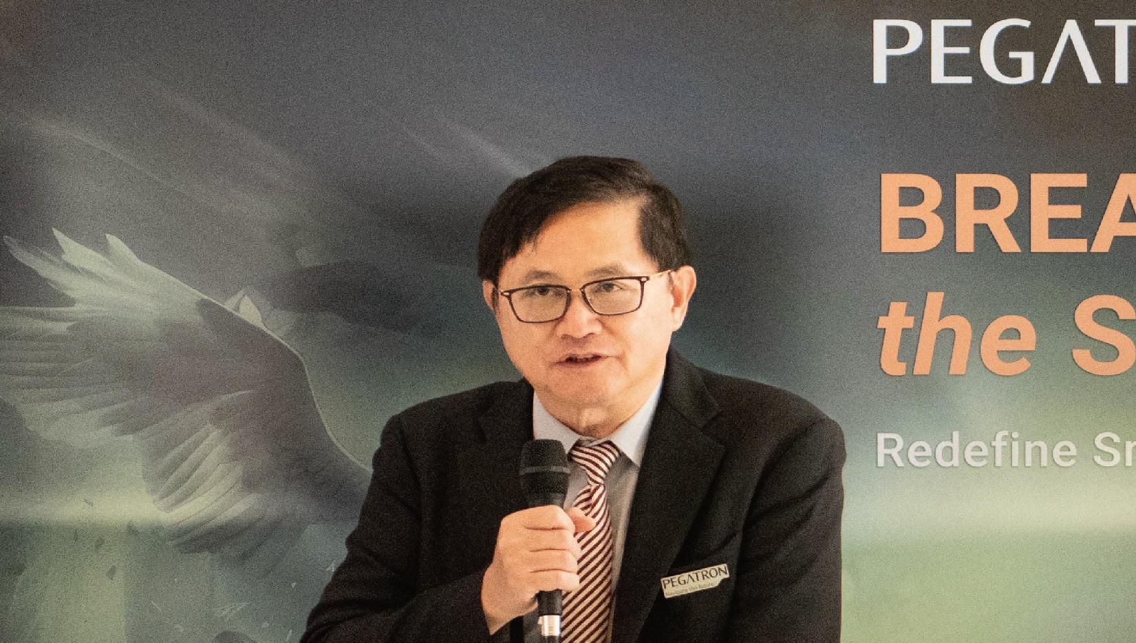 童子賢看好輝達H20晶片解禁 有助活絡台灣供應鏈 1 和碩董事長童子賢很看好美國批准H20降規晶片在中國恢復銷售,認為此舉可活絡台灣供應鏈。(圖/截取自和碩)