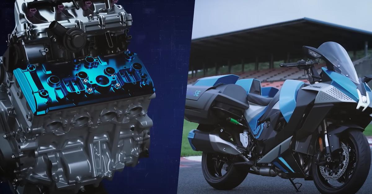 Kawasaki New Hydrogen Powered Motorcycle 5