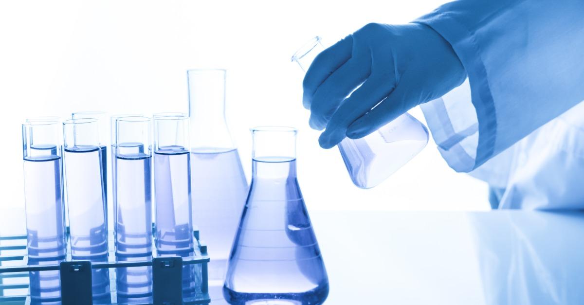 Science laboratory test tubes