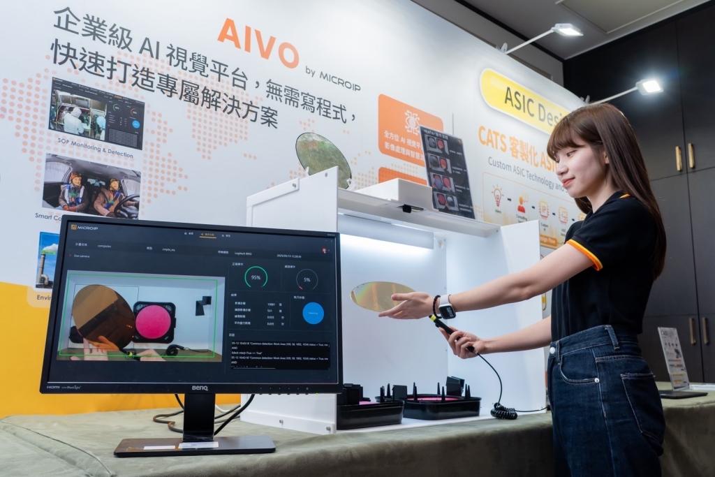 擷發自主研發全新AIVO平台首發亮相,零程式碼設計大幅降低AI導入門檻。(圖/擷發科技提供)