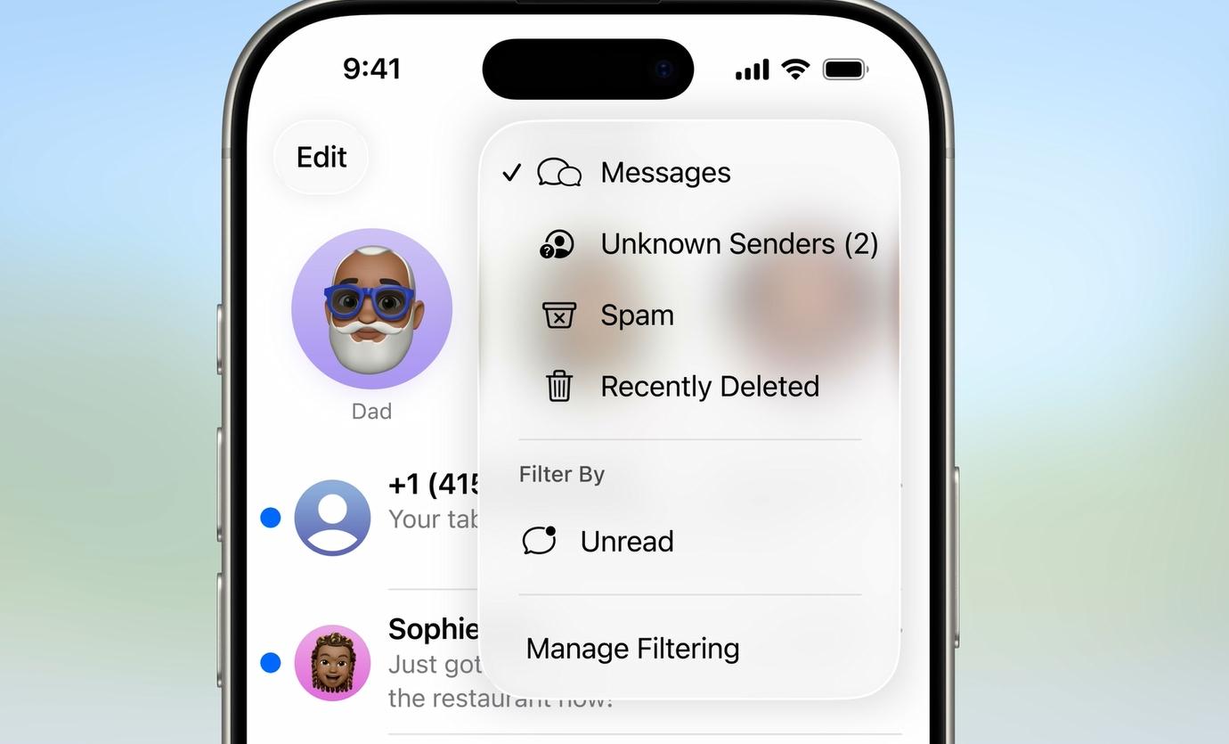 iOS 26新增智慧過濾!告別垃圾簡訊騷擾並靜音未知號碼 1 1751616077188 0