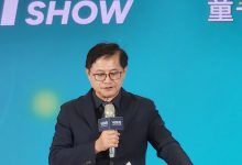 美國關稅將上路，和碩董事長童子賢表示，台灣高科技產業有能力轉移衝擊。（圖／記者李琦瑋攝）