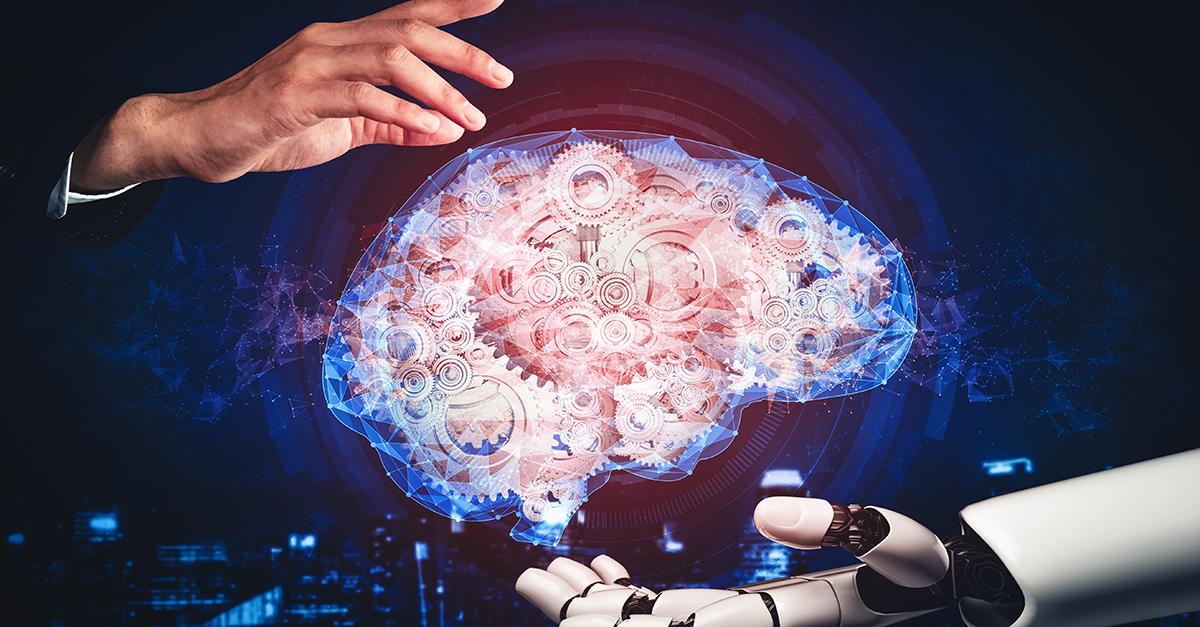先借力再自強?蘋果AI傳將求助外部AI模型升級Siri 1 AI Robot nrain with a hand
