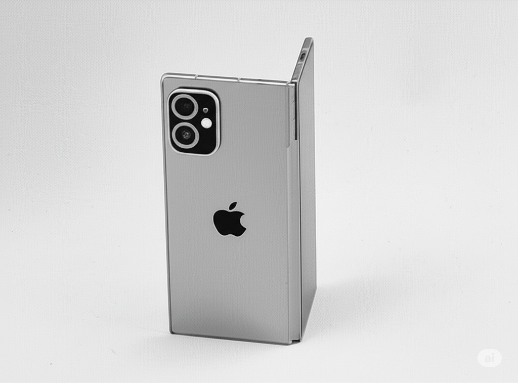 iPhone Fold有望明年以「5大亮點」進軍市場!Touch ID傳將回歸 2 Gemini Generated fake iPhone Fold