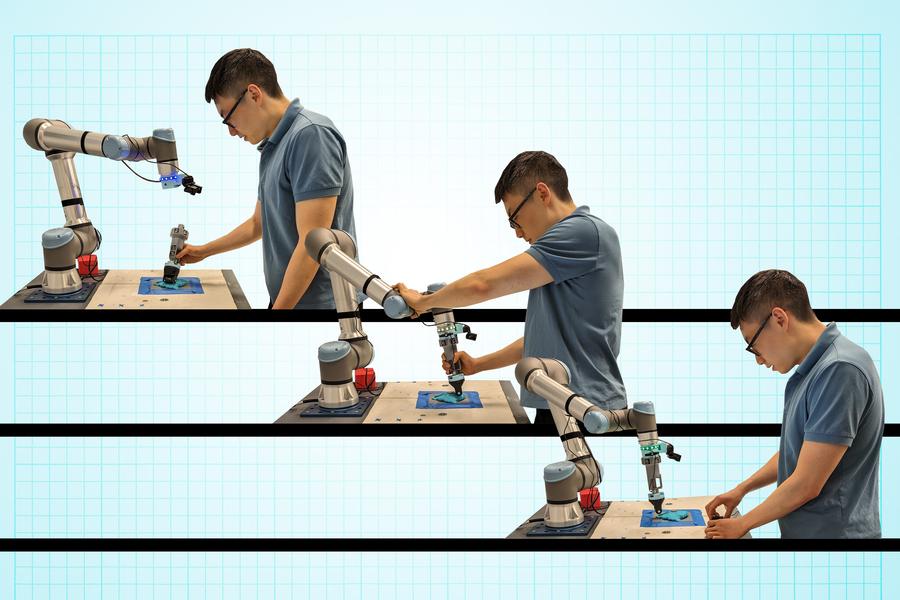 MIT研發「3合1」訓練工具 讓誰都能教會機器人新技能 1 麻省理工學院(MIT)研發「3合1」訓練工具,使人人都能教會機器人新技能。