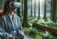 多感官VR森林浴能有效改善參與者的情緒、增強短期記憶力。（圖／AI生成）