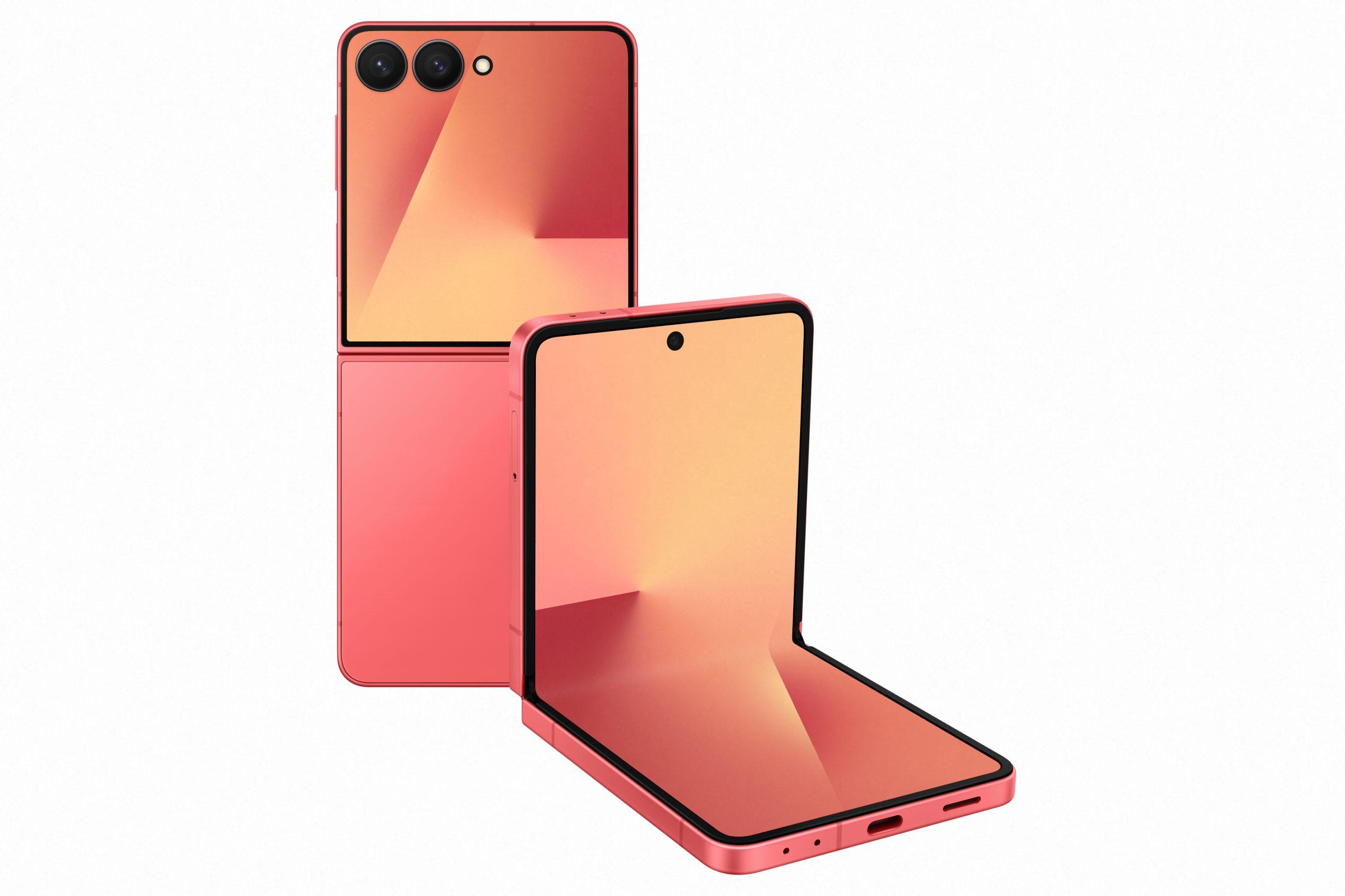 【懶人包】三星2025 Unpacked一次看!Galaxy Z Fold7、Z Flip7震撼登場 黑白大廚成代言人 5 sm f766 zflip7 tabletopl30back coralred 250425 scaled
