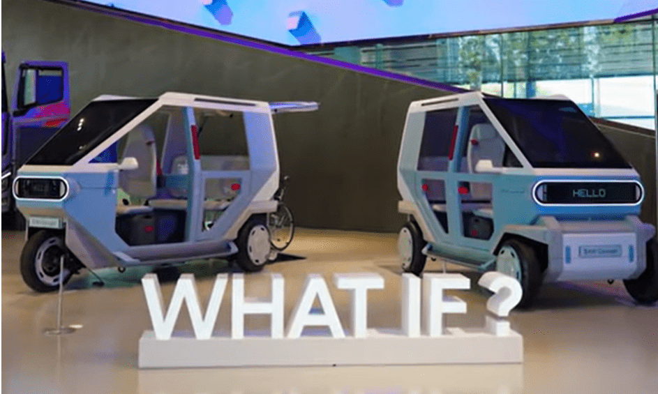 現代汽車迷你電動車登場!E3W瞄準印度、E4W具備全球潛力 1 現代汽車迷你電動車登場,三輪車E3W瞄準印度、四輪車E4W具備全球潛力。