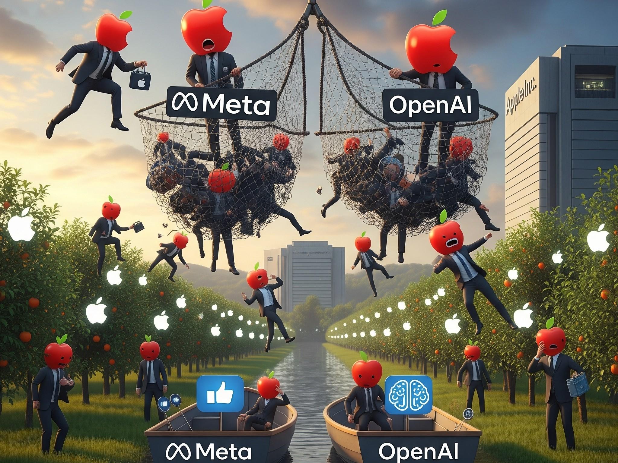 蘋果資深AI研究人員陸續跳槽至Meta、OpenAI，業界稱「對蘋果的圍獵季」開始了。