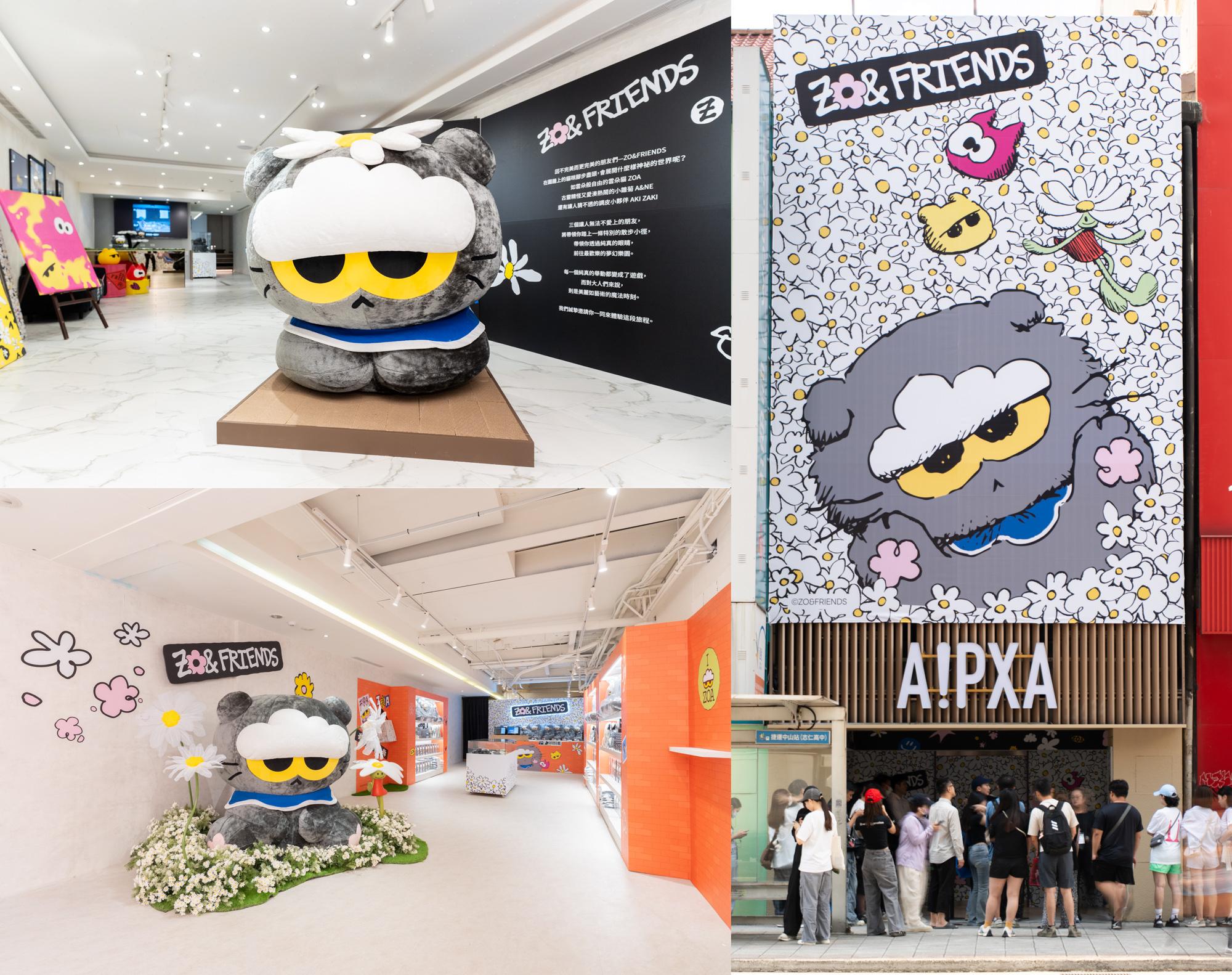 LINE FRIENDS攜手G-DRAGON展開全新官方角色IP《ZO&FRIENDS》全球巡迴快閃旅程。（圖／LINE FRIENDS提供）