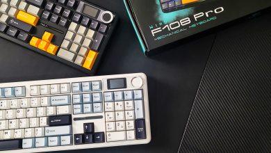 狼蛛AULA F108Pro主打具備三模連線自由切換、熱插拔，消音與高續航。（圖／欣亞數位提供）
