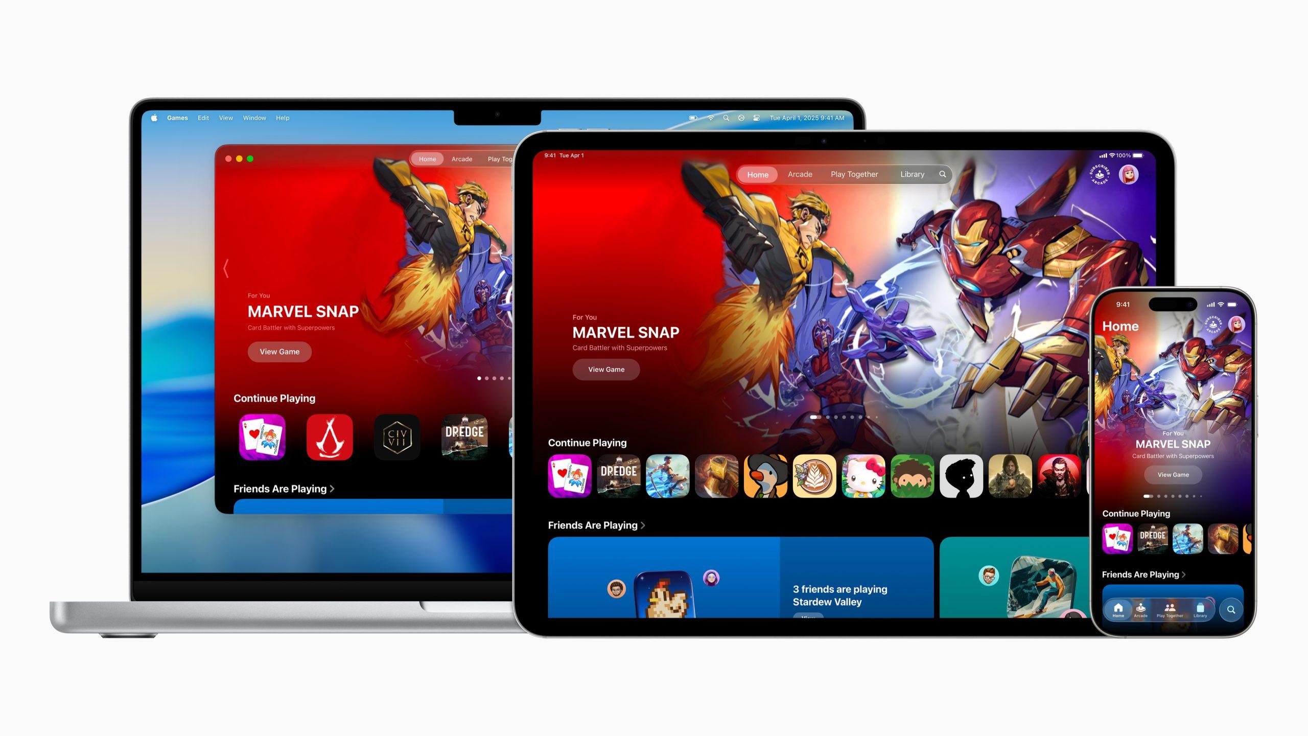 Apple WWDC25 Apple Games app hero scaled