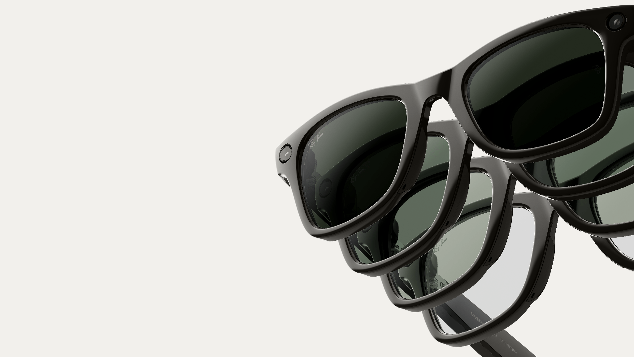祖克柏野心勃勃發動「消滅手機」任務 Meta Ray-Ban Display智慧眼鏡有多威? 1 Meta推出3款全新進化的AI眼鏡,Meta Ray-Ban Display開啟劃時代智慧新視界。(圖/Meta提供)