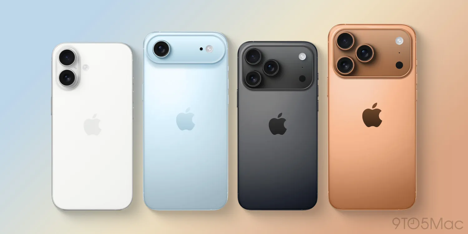 蘋果iPhone 17系列發表就在下週!傳新機售價不變、僅Pro版漲價 1 外媒引述摩根大通發布的研究報告,預測iPhone 17系列定價維持平穩。(圖/截取自9to5Mac)