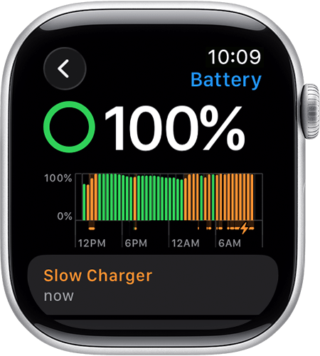 watchos 26 series 10 settings battery slow charger