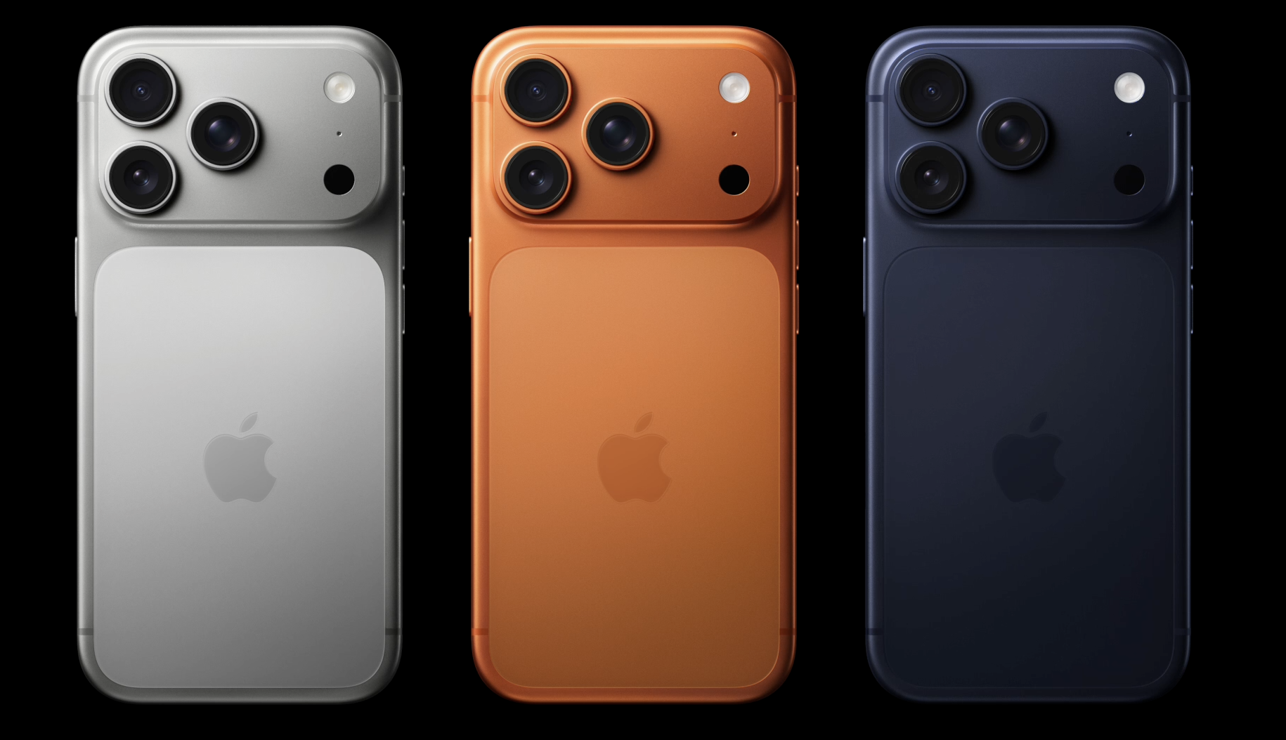 iPhone 17 Pro系列的升級主要集中在機身背面。（圖／截取自蘋果）
