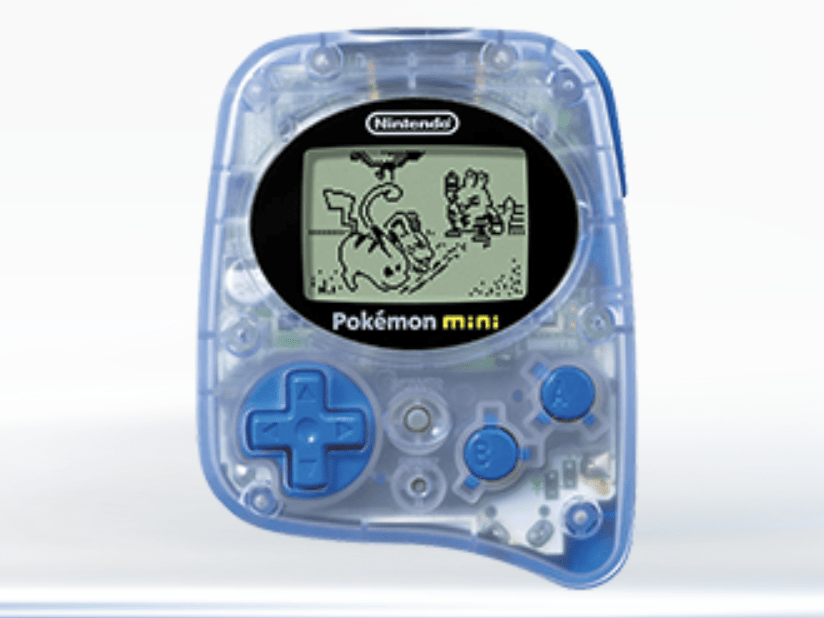 Pokemon Mini掌上型主機竟然可以運行Game Boy經典遊戲。（圖／截取自任天堂）