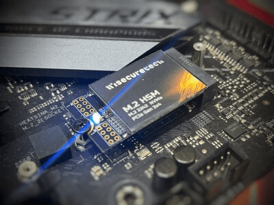 匯智安全全球首發M.2介面高速硬體安全模組 為AI資料安全與主權管理提供全新解決方案。（圖／匯智安全提供）