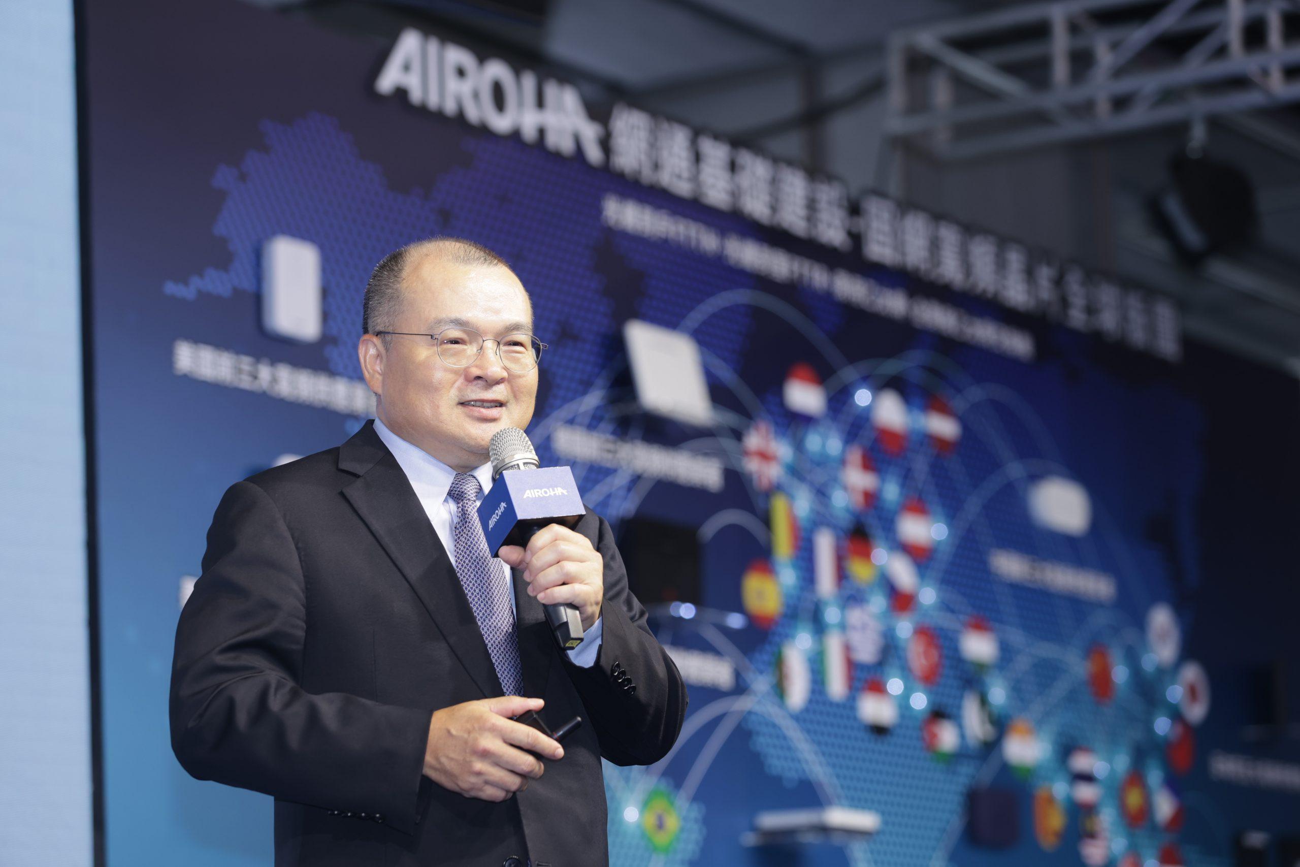 聯發科、達發聯手推AI光纖閘道器平台 助電信業者網路提升逾30% 1 達發科技董事長謝清江。(圖/達發科技)