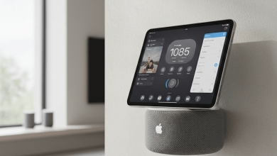 傳聞已久的蘋果家用控制平板「Home Hub」，預計將於2026年3月推出。示意圖。（圖／AI生成）