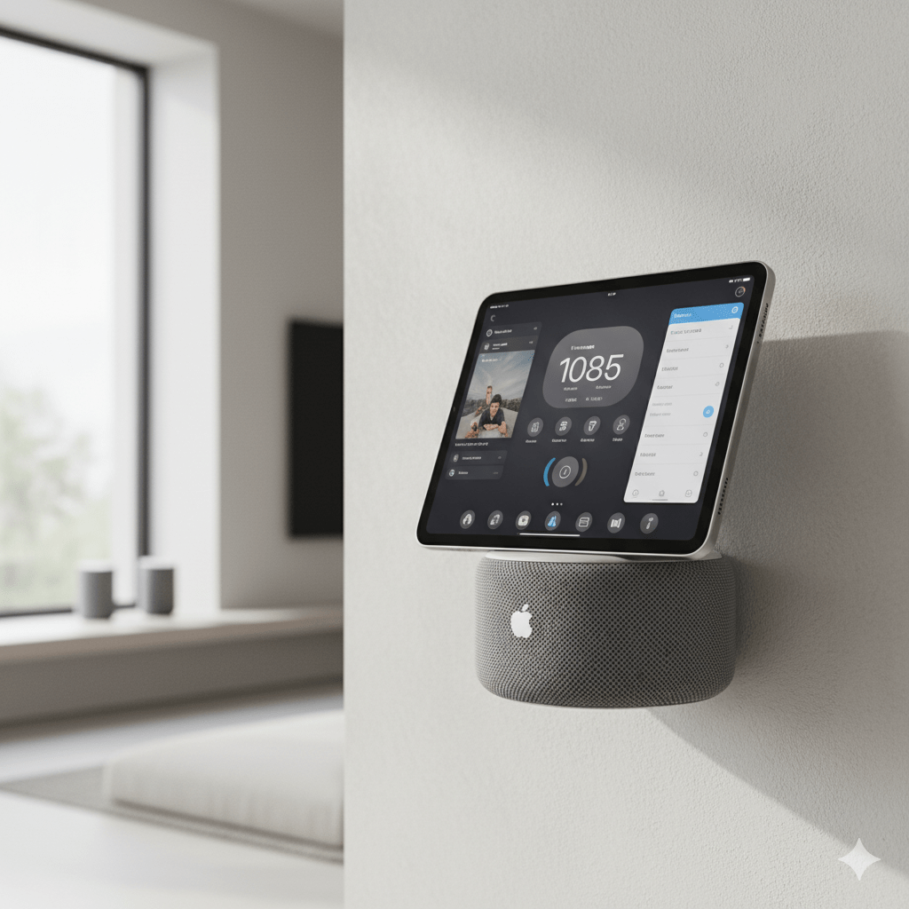 蘋果Home Hub傳言再起!定價出爐、越南製造 最快「這時間」上市 1 傳聞已久的蘋果家用控制平板「Home Hub」,預計將於2026年3月推出。示意圖。(圖/AI生成)