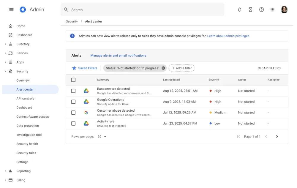 Google Drive new AI function help detect Ransomware 20251003 003